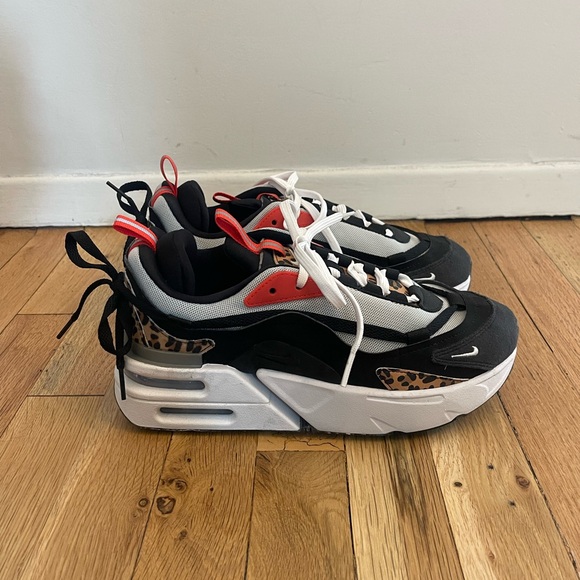 ON HOLD - Nike Air Max Furyosa Leopard Red Women's 8.5 NWOT - Picture 2 of 6